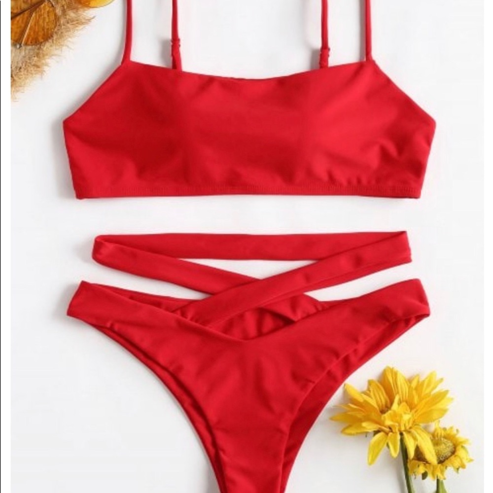 Red bikini